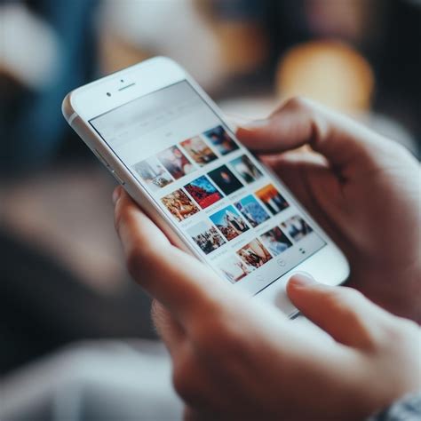 Social Media User Scrolling Through News Feed | Premium AI-generated image