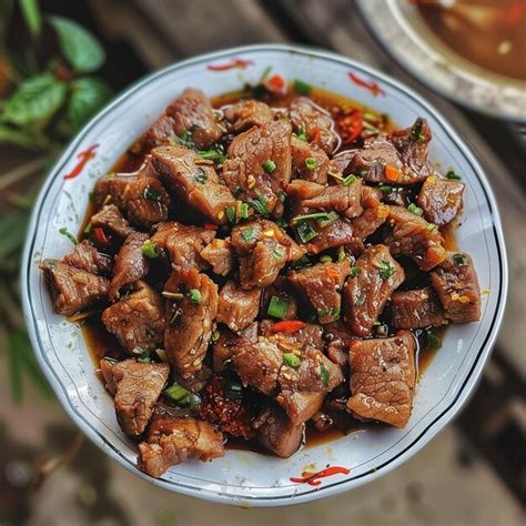 Sizzling plate of perfectly cooked meat ready to satisfy your taste ...