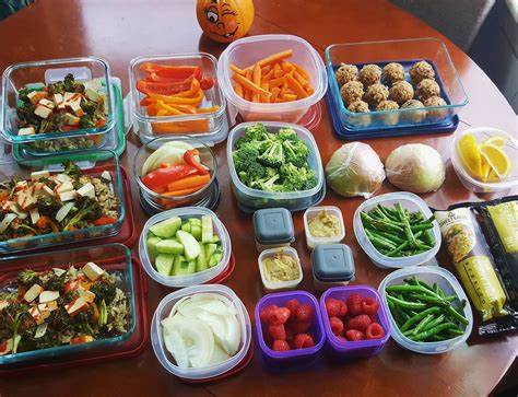 vegetarian/ mostly plant-based meal prep! : MealPrepSunday