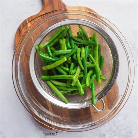 How to Blanch Green Beans - lowcalicious