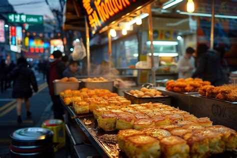 View of delicious and appetizing street food | AI-generated image