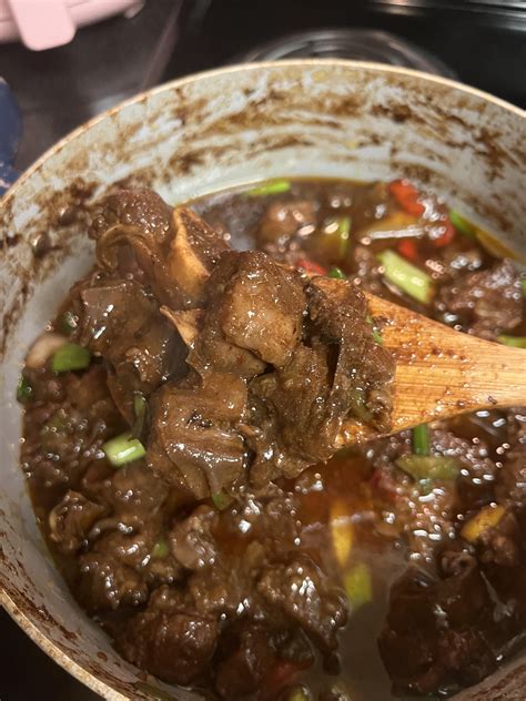 [homemade] spicy galbi jjim (korean braised beef) : food