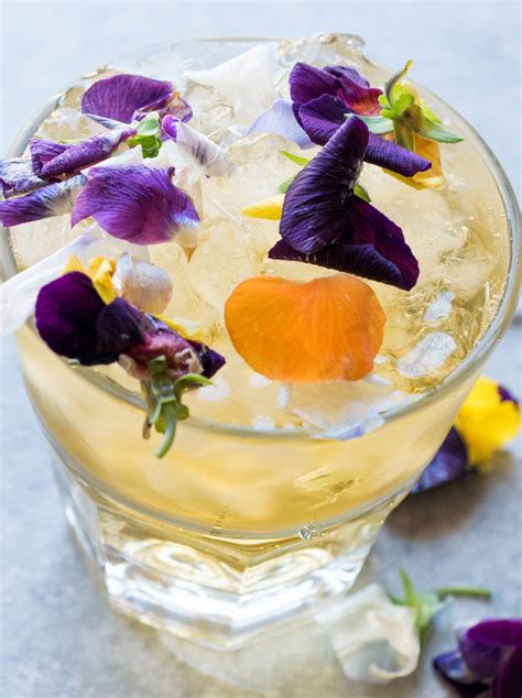 Garnish Your Spring Cocktails with Edible Flowers - The Tahona Society