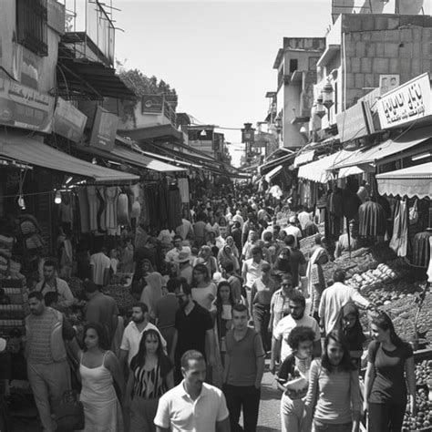 Free Bustling Market Street Image | Download at StockCake