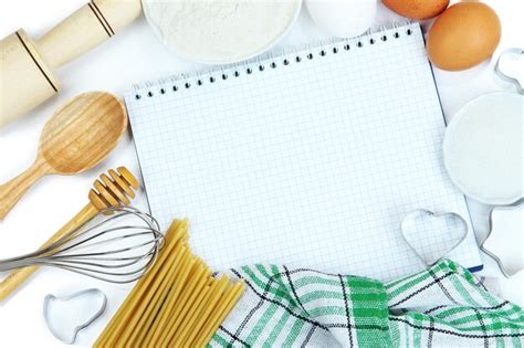 Premium Photo | Cooking concept basic baking ingredients and kitchen ...