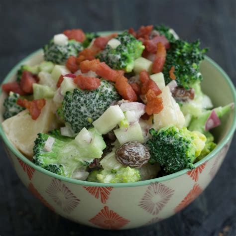 Recipe for Danish Broccoli Salad - EASY and traditional
