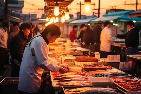 Premium AI Image | A Blend of Tradition and Modernity in a Bustling ...