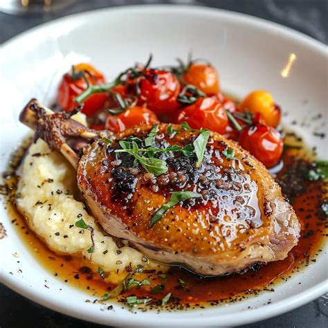 Gourmet_dishes_beautifully_plated | Premium AI-generated image