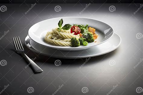 A Healthy and Flavorful Meal: a Plate of Fresh Greens and Nutritious ...