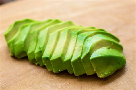 Premium Photo | Sliced green avocado ingredient salad