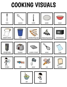 Cooking Visuals by Miss Taylor's Teaching | TPT