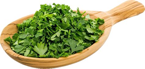 AI generated Fresh Parsley in Wooden Spoon png 41177067 PNG
