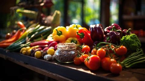Colorful display of fresh produce at the local market | Premium AI ...