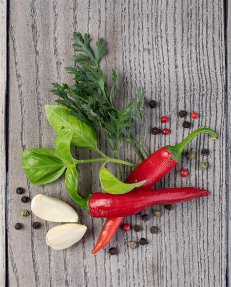 Premium Photo | Fresh spices and herbs