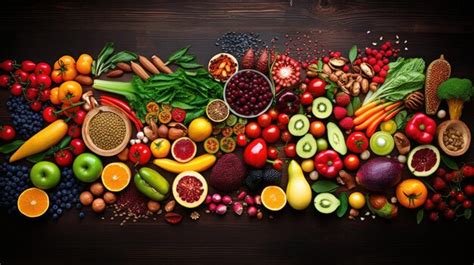 Premium Photo | Healthy colorful food