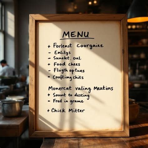 Free Rustic Menu Board Photo - Menu, Restaurant, Rustic | Download at ...
