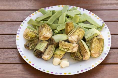 Vegetables Prepared for Cooking Stock Image - Image of fresh, plate ...