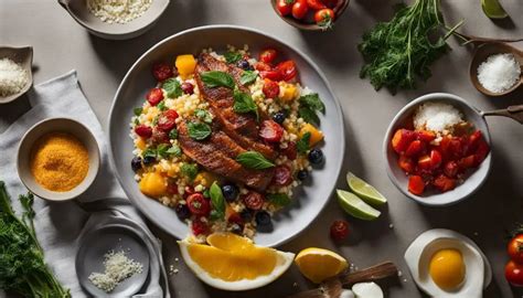 How do I choose recipe ingredients for maximum visual vibrancy and appeal?