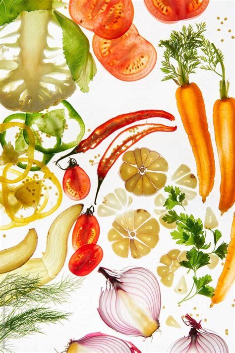 Color coded food photography – Artofit