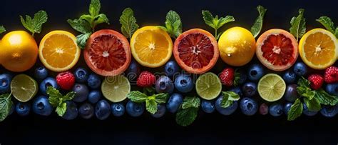 Colorful Symphony of Healthy Eats. Concept Food Photography, Fresh ...