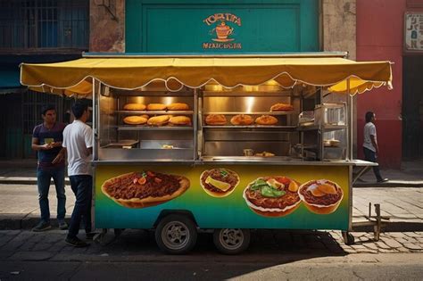 Premium Photo | Street food vendor showcasing their