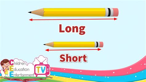 Long and Short || Comparing Lengths || Kindergarten Lessons || Math for ...