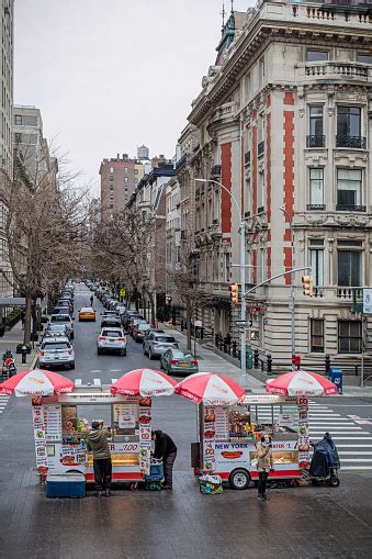 Street Food Stalls Outside A Museum Stock Photo - Download Image Now ...