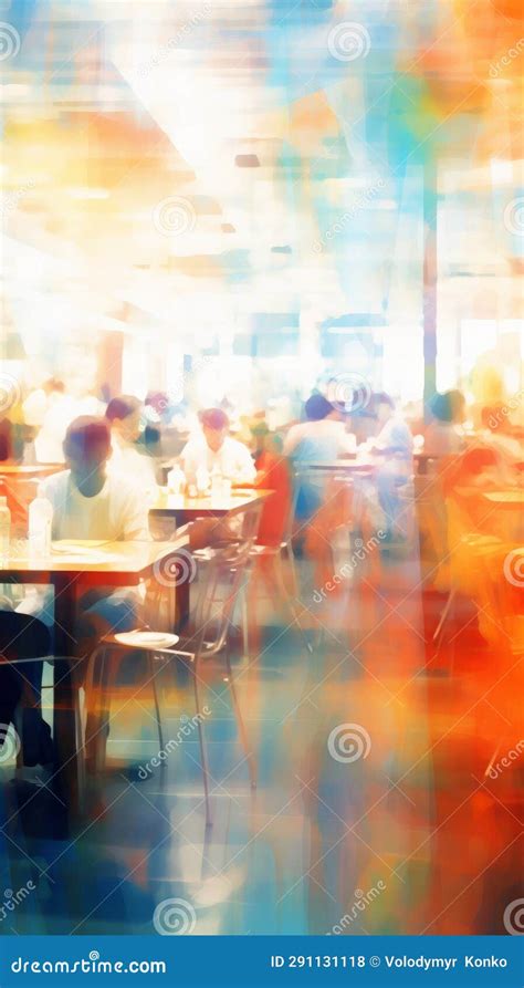 People Enjoying a Meal at a Bustling Restaurant Stock Photo - Image of ...