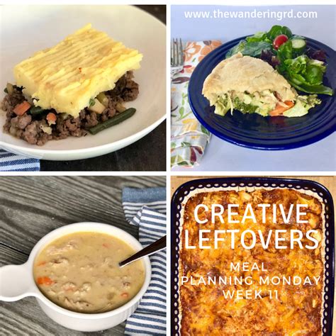 Creative Leftovers: Meal Planning Monday Week 11 - The Wandering RD