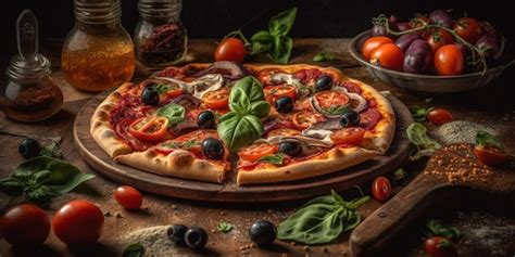 Premium Photo | Pizza Delicious Food Photography
