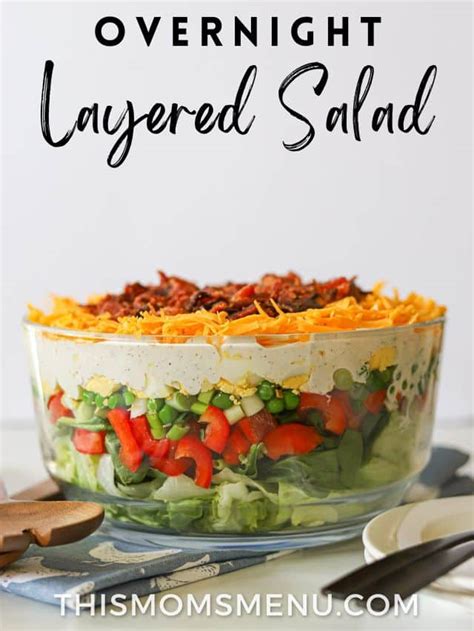 Layered Salad - This Moms Menu