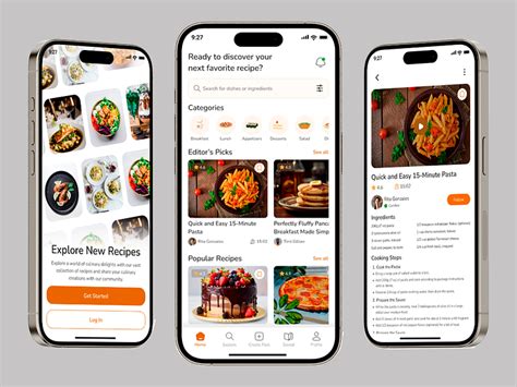 Food Mobile App Design by Emma Choe on Dribbble