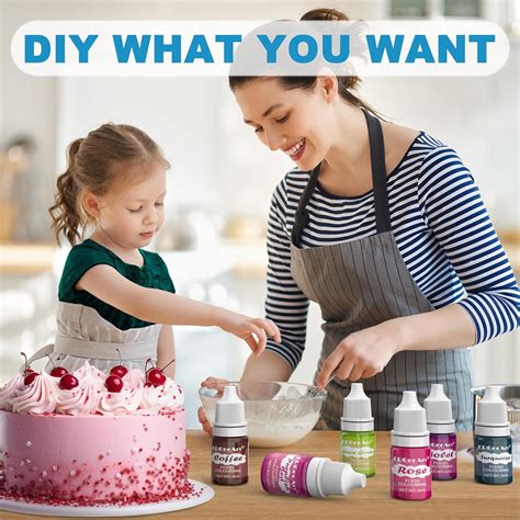 Food Colouring - 24 Colours Vibrant Food Colouring Liquid Concentrated ...