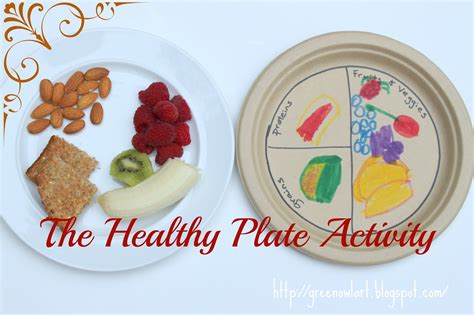 Green Owl Art: The Healthy Plate