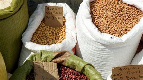 Fresh Products from a Local Market Stall Stock Photo - Image of ...