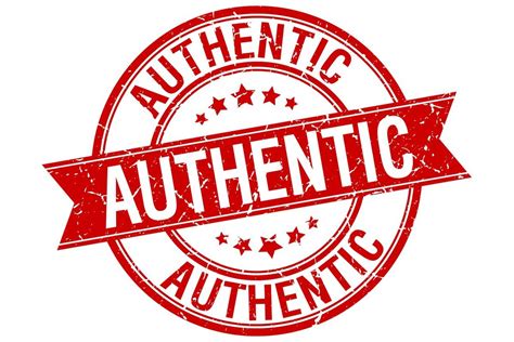 The importance of being authentic