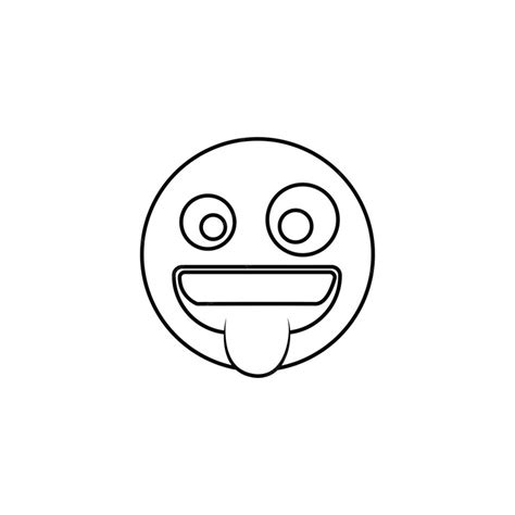 Premium Vector | Black emoticon bold line icon images are a vector ...