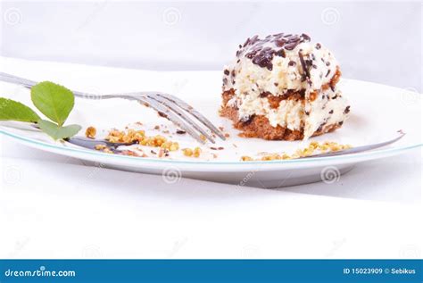 Bite Sweet Chocolate Dessert Stock Image - Image of custard, delicious ...