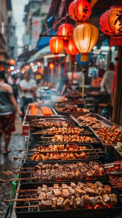 Free Bustling Street Food Photo - Street, Food, Market | Download at ...