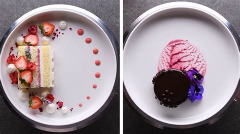 Visual plating hacks to make simple dishes gourmet?