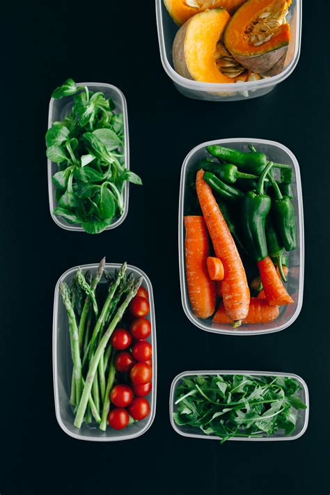 Fresh Vegetables on Plastic Containers · Free Stock Photo