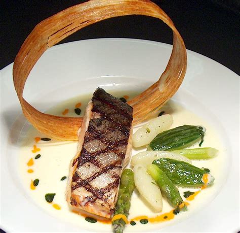 Potato fence garnish creative food decoration presentation technique ...