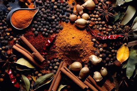 Premium Photo | Artistic Array of Spices and Herbsspices and ...