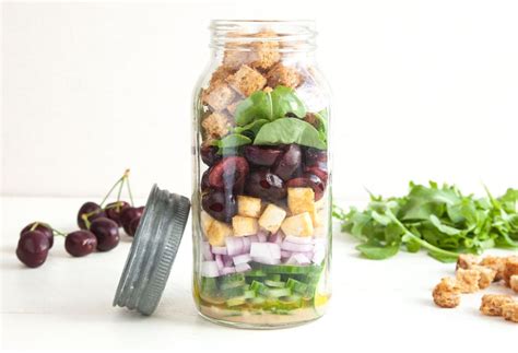 Very Cherry Mason Jar Layered Salad - Silver Hills Bakery