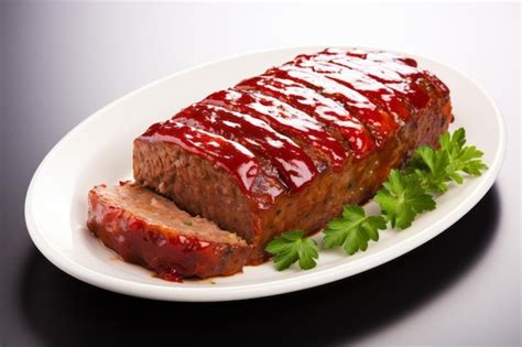 Premium Photo | Delicious Meatloaf Popular Traditional American Cuisine