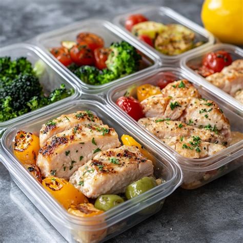 Meal Prep Paradise A Colorful Array of Nutritious Dishes Ready for the ...