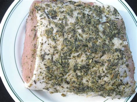 Kitchen Bounty: Pork Roast with Herbed Salt Rub