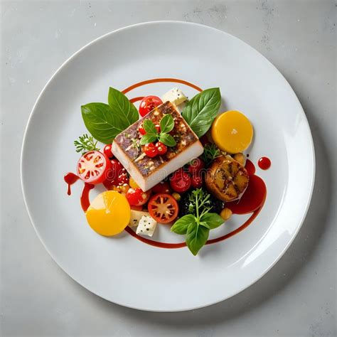 High-quality Image of a Delicious and Beautifully Plated Gourmet Meal ...