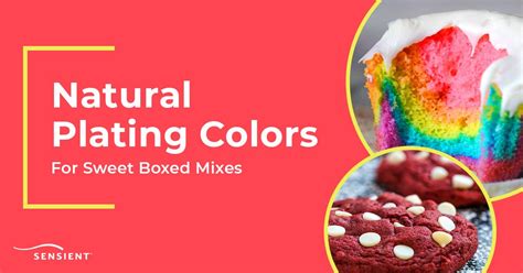 Sensient Food Color on LinkedIn: Natural Plating Colors For Sweet Boxed ...