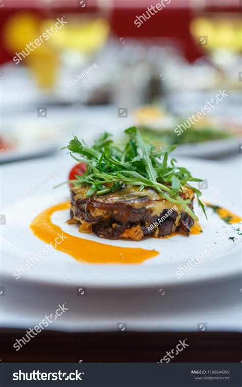 Close Colourful Vibrant Fine Dining Dish Stock Photo 1188644299 ...